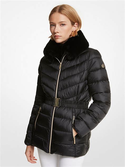 fake michael kors men quilted nylon packable down jacket|michael kors lightweight puffer jacket.